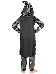 Character Black Wicked Elphaba Glitter Onesie With Detachable Cape - Image 11 of 12
