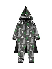 Character Black Wicked Elphaba Glitter Onesie With Detachable Cape - Image 2 of 12