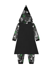 Character Black Wicked Elphaba Glitter Onesie With Detachable Cape - Image 3 of 12