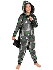 Character Black Wicked Elphaba Glitter Onesie With Detachable Cape - Image 8 of 12