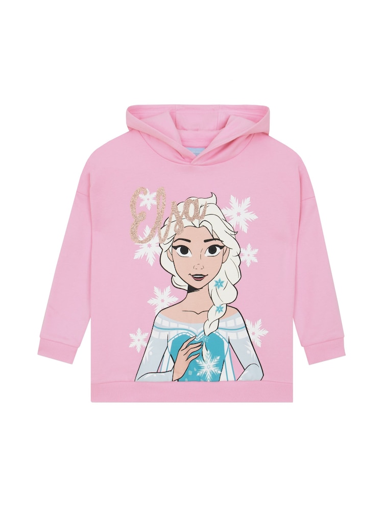Character Disney Frozen Hoodie Glitter Elsa - صورة 1 من 12 Character Disney Frozen Hoodie Glitter Elsa - صورة 1 من 12