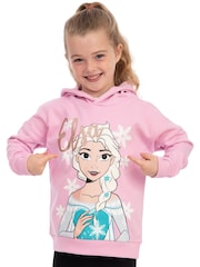 Character Pink Disney Frozen Hoodie Glitter Elsa - Image 12 of 12