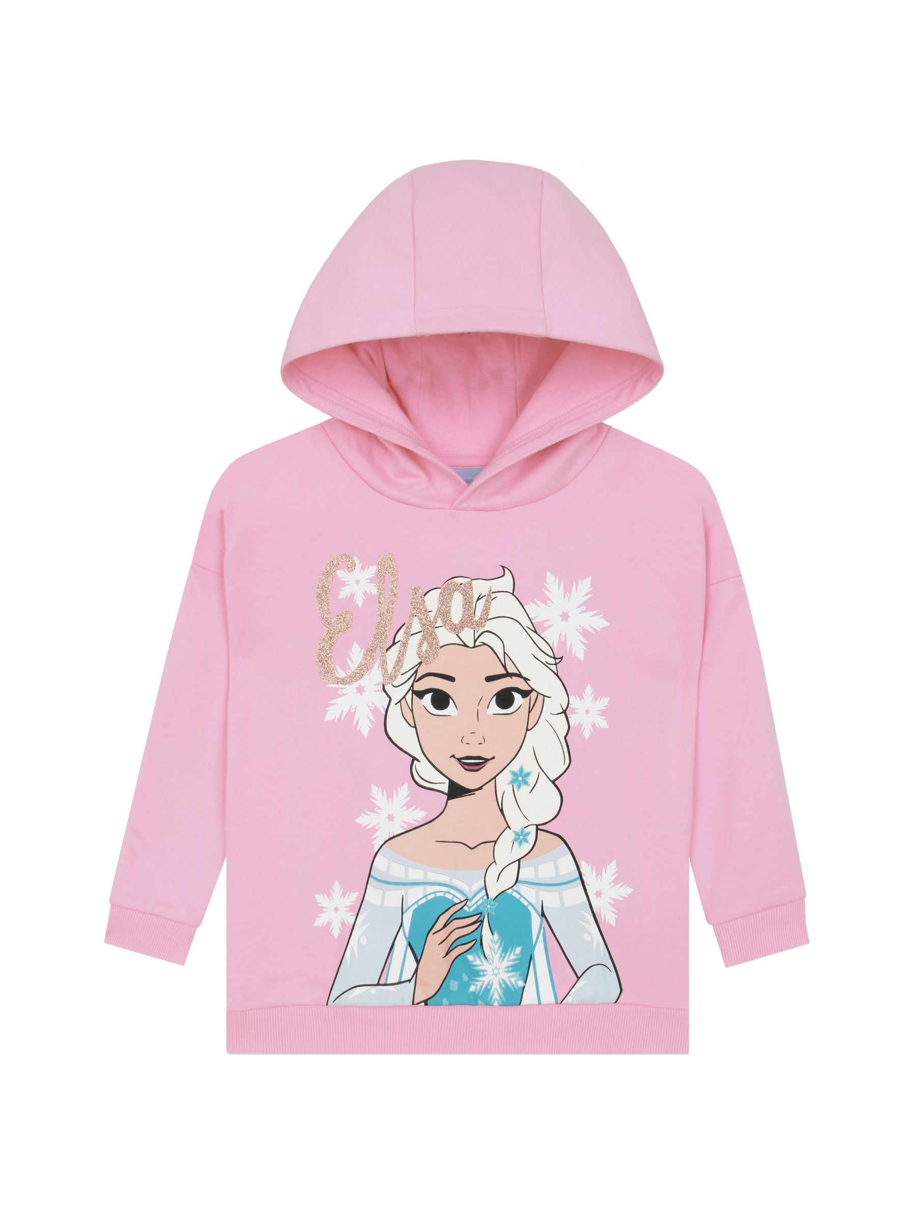 Buy Character Pink Disney Frozen Hoodie Glitter Elsa from Next USA