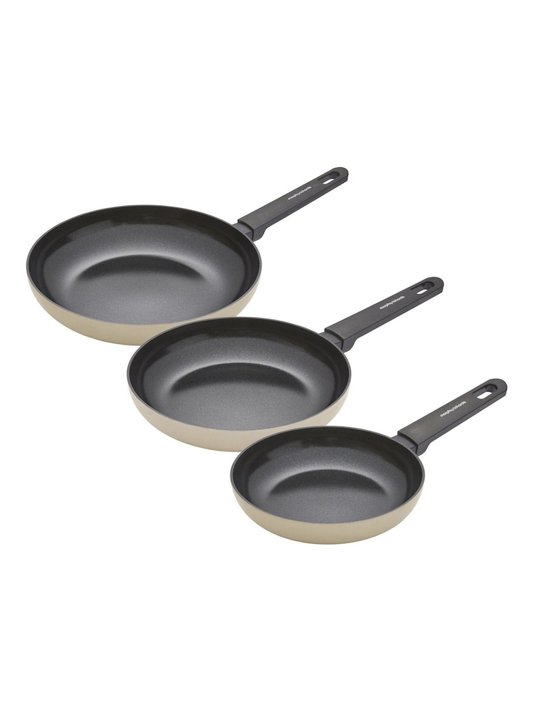 Morphy Richards Cream Aluminium Frying Pan Bundle - Image 1 of 5
