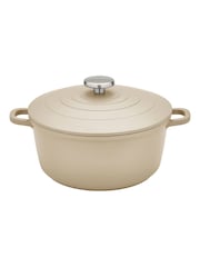 Morphy Richards Cream Cast Aluminium Casserole Dish - Image 1 of 6