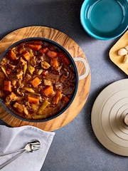 Morphy Richards Cream Cast Aluminium Casserole Dish - Image 3 of 6