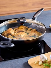 Morphy Richards Graphite Forged Aluminium Lidded Saute Pan - Image 4 of 6