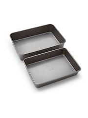 Morphy Richards Set of 2 Silver Grey Roasting Tin - Image 2 of 6