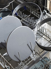 Morphy Richards Set of 2 Silver Grey Loose Base Shallow Cake Tin Set - Image 6 of 6