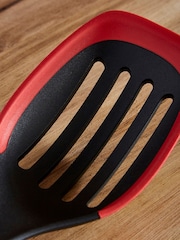 Morphy Richards Black Red Solid and Slotted Spoon Set - Image 3 of 5