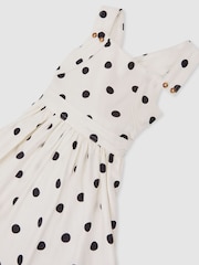 Reiss Ivory Spot Matilda Dress - Image 1 of 3