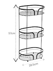 Showerdrape Dante Floor and 2 Tier Shower Caddy Set - Imagen 4 de 5