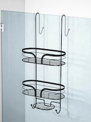 Showerdrape Black Dante Hanging Shower Caddy - Image 1 of 3