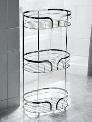 Showerdrape Dante Floor and 2 Tier Shower Caddy Set - Imagen 1 de 5