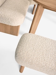 Tweedy Boucle Natural Mink Right Hand Corner Bench Set - Image 4 of 5