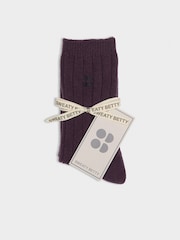 Morado - Sweaty Betty Sweaty Betty Lounge Socks - Imagen 2 de 3