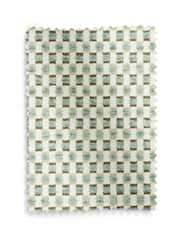 Geo Chenille Green Ashton Upholstered Large Storage Stool - Image 11 of 11