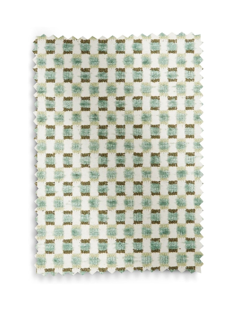 Geo Chenille Green Ashton Upholstered Large Storage Stool - Image 11 of 11 Geo Chenille Green Ashton Upholstered Large Storage Stool - Image 11 of 11