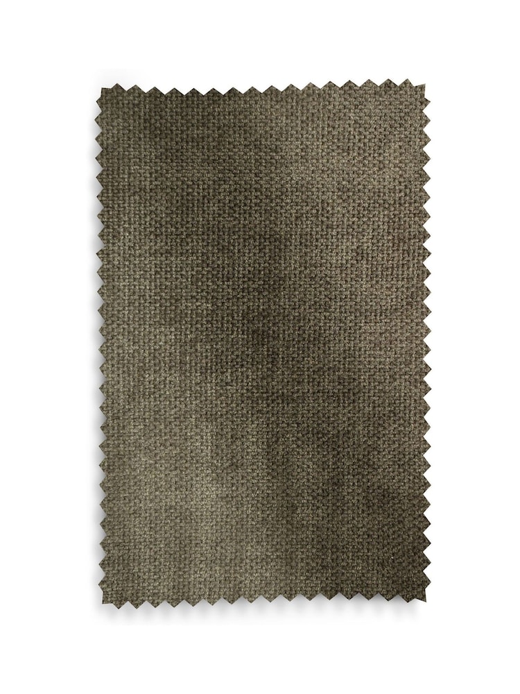 Buttoned Fine Chenille Moss Green Albury XL Storage Footstool - Image 11 of 11 Buttoned Fine Chenille Moss Green Albury XL Storage Footstool - Image 11 of 11