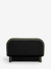 Relaxed Chenille Cord Forest Green Palma Double Storage Sofa Bed - Image 11 of 13