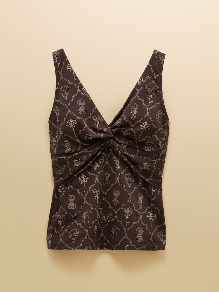 Joules Knot Front Tankini Top - Imagen 7 de 7 Joules Knot Front Tankini Top - Imagen 7 de 7