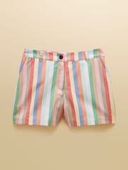 Joules Multi Stripe Buttoned Tailored Short - Image 7 of 7