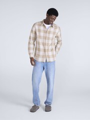 Creme - Camisa de flanela Animal Cove - Imagem 3 de 5