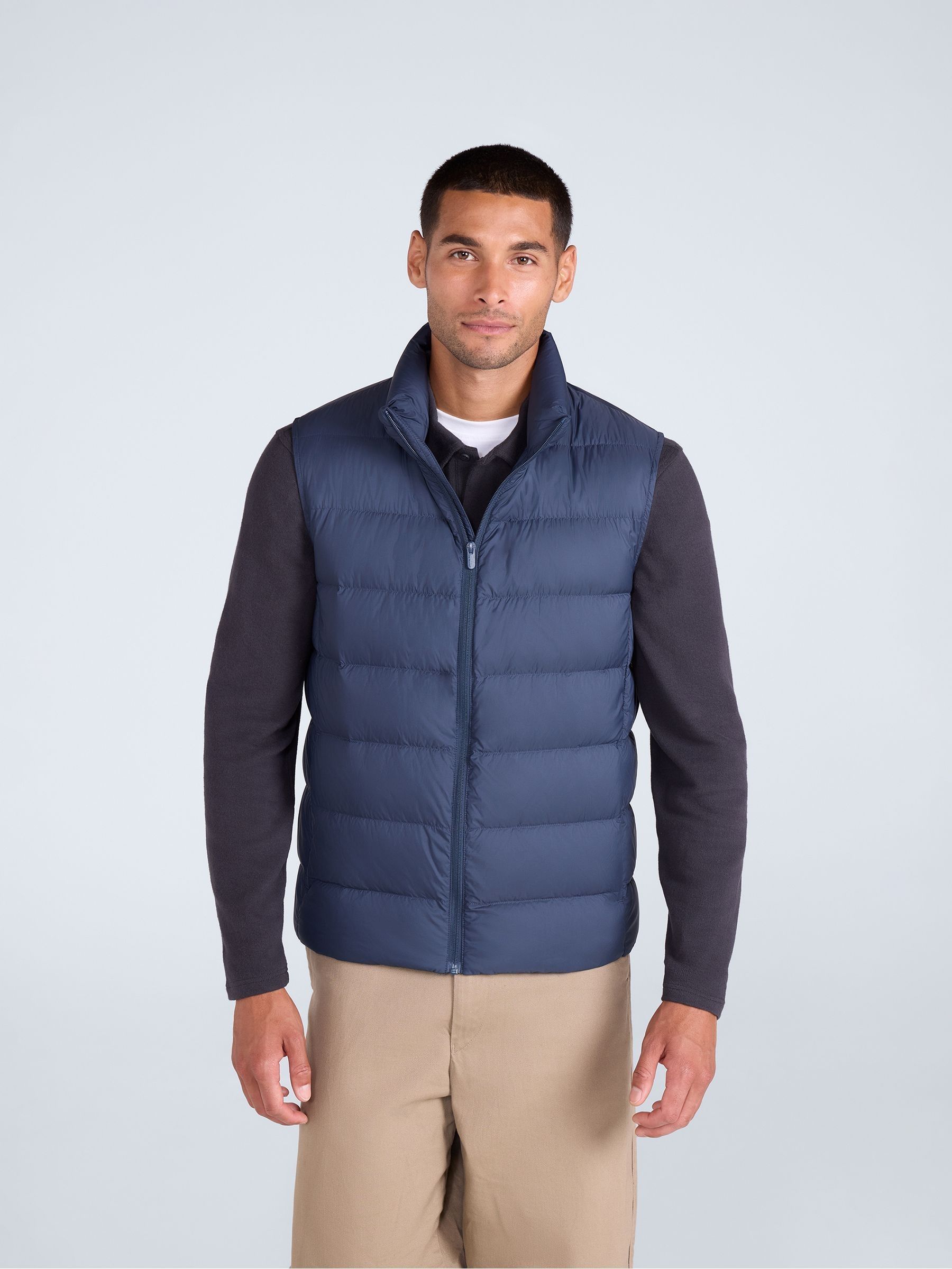 Animal Men's Blue Lightweight Down Gilet - Image 1
