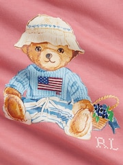 Polo Ralph Lauren Pink Polo Bear Babygrow - Image 3 of 3