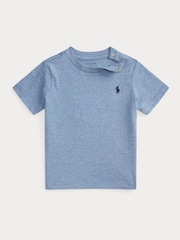 Polo Ralph Lauren Blue Cotton Jersey T-Shirt - Image 1 of 4