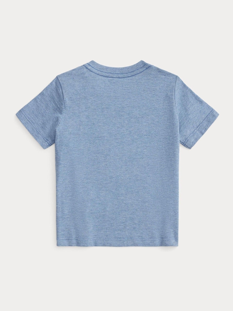Polo Ralph Lauren Blue Cotton Jersey T-Shirt - Image 2 of 4