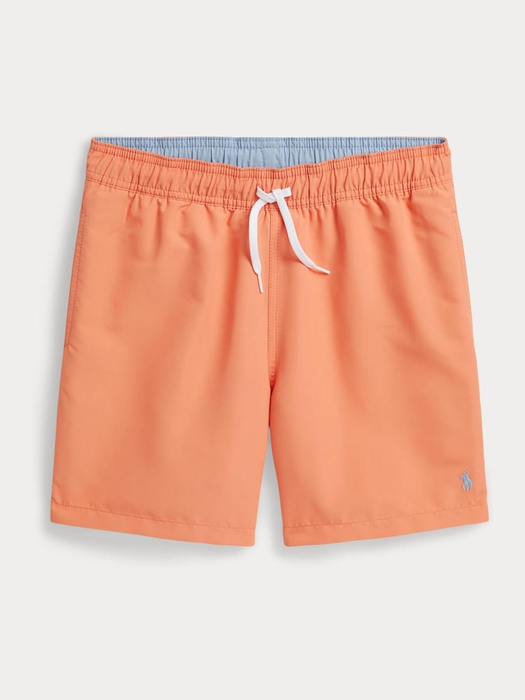 Polo Ralph Lauren Orange Traveler Swimshorts - Image 1 of 2