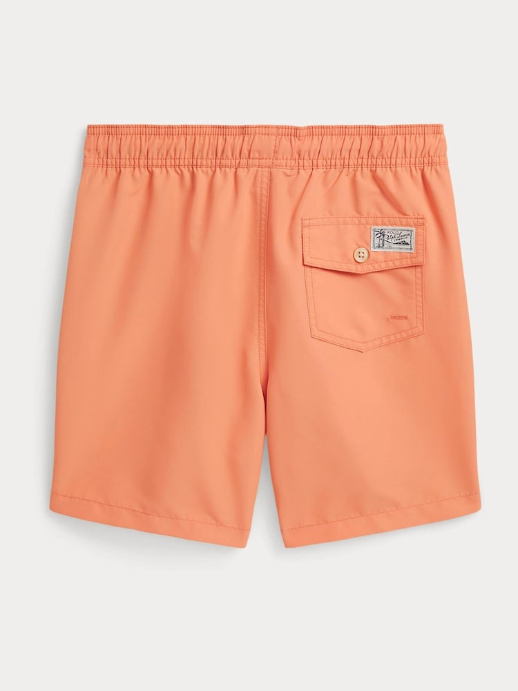 Polo Ralph Lauren Orange Traveler Swimshorts - Image 2 of 2