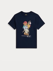 Mornarice - Grafička majica Polo Ralph Lauren Sailing Bear - Slika 1 od 3