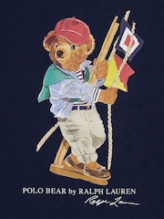 Mornarice - Grafička majica Polo Ralph Lauren Sailing Bear - Slika 3 od 3