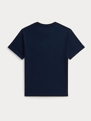Polo Ralph Lauren Navy Sailing Bear Graphic T-Shirt - Image 5 of 6