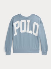 Polo Ralph Lauren Blue Back Graphic Polo Sweatshirt - Image 2 of 2