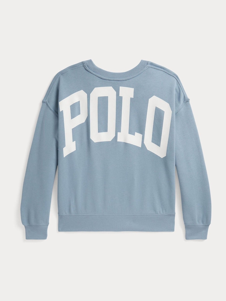 Polo Ralph Lauren Blue Back Graphic Polo Sweatshirt - Image 2 of 2