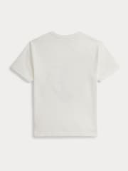 Polo Ralph Lauren White Anchor Graphic T-Shirt - Image 2 of 2