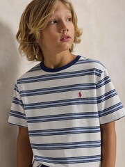 Polo Ralph Lauren Blue Stripe T-Shirt - Image 3 of 5