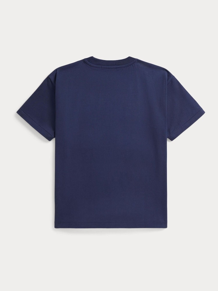 Polo Ralph Lauren Blue Oversize T-Shirt - Image 2 of 2