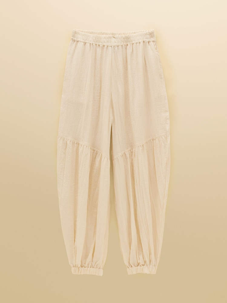 Joules Cream Pantaloon Trouser With Elasticated Waist - Image 9 of 9 Joules Cream Pantaloon Trouser With Elasticated Waist - Image 9 of 9