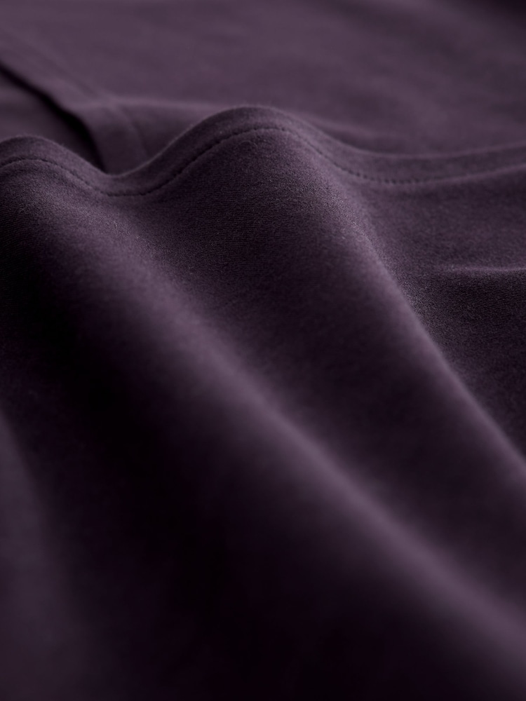 Burgundy Red Active Wrap Back Short Sleeve Top - Image 2 of 3