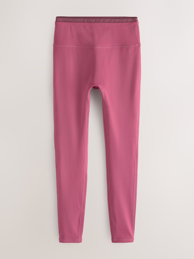 Pink Active Balance Double Layer Leggings - Image 1 of 4 Pink Active Balance Double Layer Leggings - Image 1 of 4
