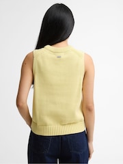 Barbour® Yellow Avon Knitted Vest - Image 3 of 7