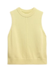 Barbour® Yellow Avon Knitted Vest - Image 6 of 7
