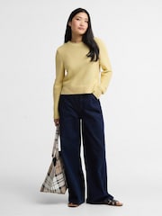 Barbour® Yellow Fawley Knitted Jumper - Image 2 of 7