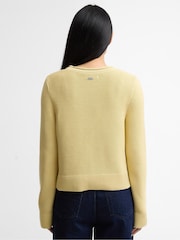 Barbour® Yellow Fawley Knitted Jumper - Image 3 of 7