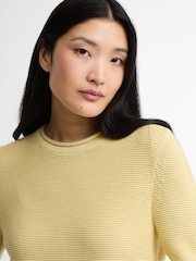 Barbour® Yellow Fawley Knitted Jumper - Image 4 of 7