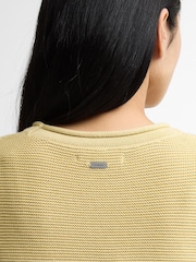 Barbour® Yellow Fawley Knitted Jumper - Image 5 of 7